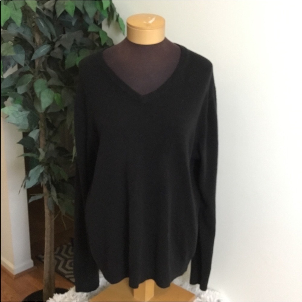 Cedar Wood State lightweight black sweater Men’s size XXL long sleeve